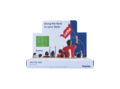 HAMA Mauspad "Fußball" , Universal, Grün