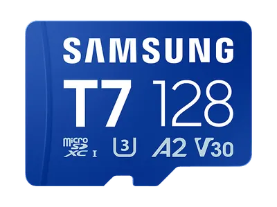 SAMSUNG T7, Micro-SD microSD Speicherkarte, 128 GB