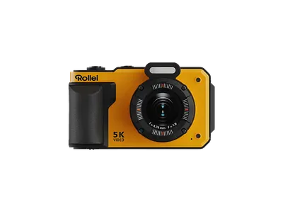 ROLLEI Sportsline 64 Pro Wasserdichte Digitalkamera Yellow / Black, Nein opt. Zoom, 2.88" Display, 16:9, 640x480 Pixel