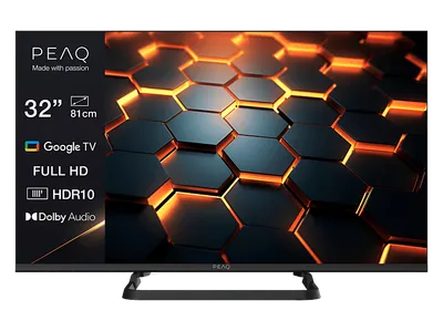 PEAQ PTV 32GF-5026C Google TV (Flat, 32 Zoll / 80,0 cm, Full-HD, SMART TV)