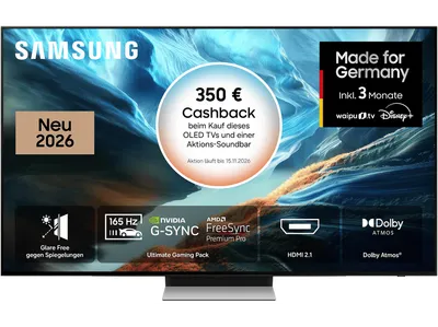 SAMSUNG GQ77S90H OLED 4K Samsung Vision AI Smart TV (Flat, 77 Zoll / 195 cm, UHD 4K, SMART TV)