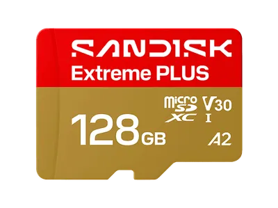 SANDISK EXTREME® PLUS MICROSD™ UHS-I-KARTE, Micro-SD Speicherkarte, 128 GB, 250 MB/s