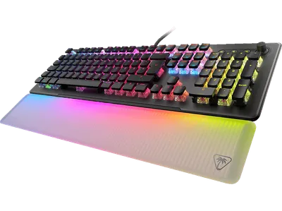 TURTLE BEACH Vulcan II Max, Linear, Gaming Tastatur, Mechanisch, Kabelgebunden, Schwarz