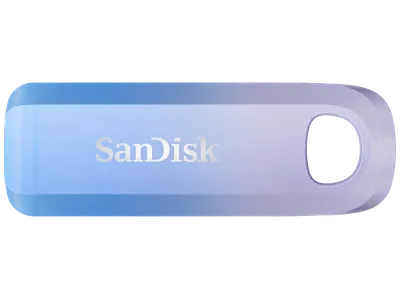 SANDISK Creator Flash-Laufwerk USB-Stick, 1 TB, 400 MB/s, Flieder-Blau-Ombre
