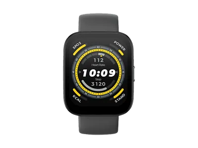 AMAZFIT Bip 5 Smartwatch Kunststoff Silikon, 22 mm, Soft Black