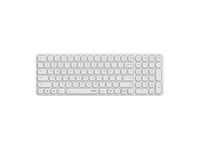 RAPOO E9310M, Tastatur, kabellos, Weiß