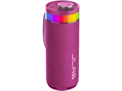 JLAB Go Party Speaker Tragbarer Lautsprecher, Mulberry, Wasserfest