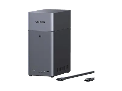 UGREEN NASync DH2300 2-Bay NAS 3,5 Zoll Anzahl Festplattenschächte: 2 Grau}