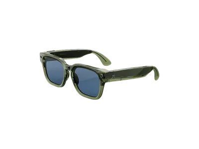 META Meta Fury, Renngrün, Gläser: Helles Atlantikblau AI Glasses