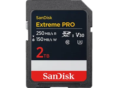 SANDISK Extreme PRO® UHS-I, SDXC Speicherkarte, 2 TB, 250 MB/s