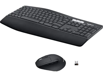 LOGITECH MK850 Performance, Tastatur & Maus Set, kabellos, Schwarz