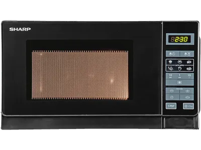SHARP R-242BKW, Mikrowelle (800 Watt)