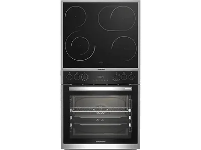 GRUNDIG GEHM19310B, Einbauherdset (Glaskeramik, A+, 72 l)