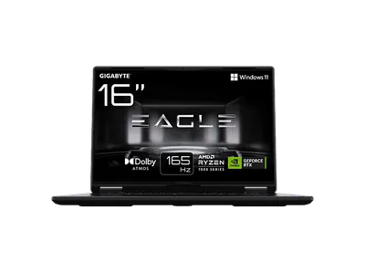 GIGABYTE Eagle Gaming Laptop - 16 Zoll AMD Ryzen™ 5 7533HS GB 512 NVIDIA GeForce RTX™ 4050 Windows 11 Home