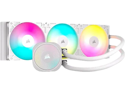 CORSAIR CW-9060095-WW NAUTILUS 360 RS ARGB CPU Wasserkühler, Weiß