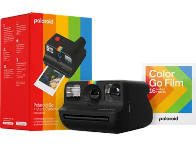 POLAROID Everythingbox Go Generation Sofortbild Kamera, Schwarz