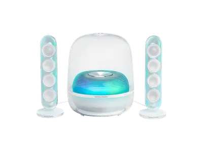 HARMAN KARDON Soundsticks 5, Bluetooth-Lautsprecher, Weiß