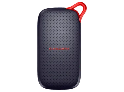 SANDISK Portable Festplatte, 500 GB SSD, extern, Schwarz