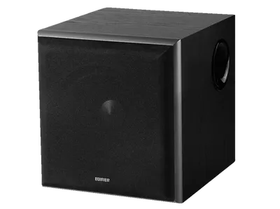 EDIFIER T5 Aktiver Subwoofer (Subwoofer, Schwarz