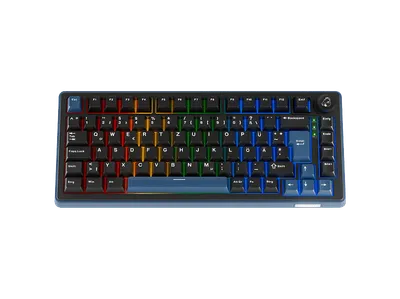 DUCKY OK-M-75, KTT Linear, DE Layout, Mechanische Tastatur, Kabelgebunden, Schwarz