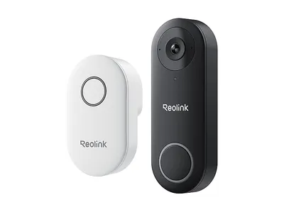 REOLINK D340W 5MP Wi-Fi, Personen-/Fahrzeugerkennung 2-Wege-Audio 180°-Weitwinkelansicht, Türklingel