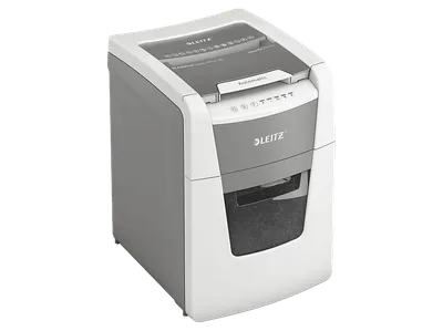 LEITZ IQ Autofeed Small Office 100 Automatischer Aktenvernichter, Weiß