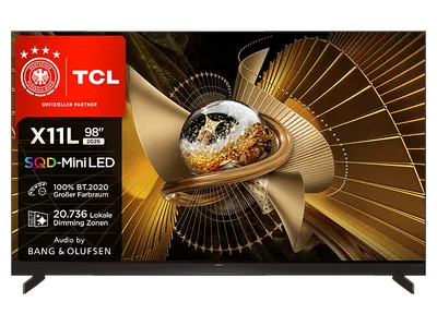 TCL 98X11L SQD-Mini LED TV (Flat, 98 Zoll / 248,92 cm, HDR 4K, SMART TV)