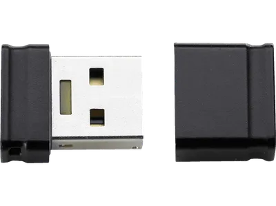 INTENSO Micro Line USB-Stick, 8 GB, 16,5 MB/s, Schwarz