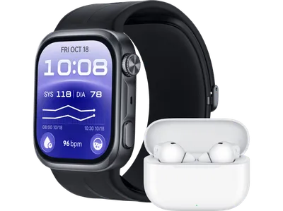 HUAWEI Watch D3 + FreeBuds SE 4 Blutdruck Smartwatches HNBR, 130-210 mm, Black