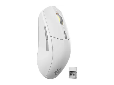 STEELSERIES Rival 3 Wireless Gen 2, Gaming Maus, Weiß