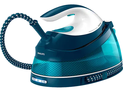 PHILIPS GC7844/20 PerfectCare Compact OptimalTemp, 1.5L, Dampfbügelstation 2400 Watt, 6,5 bar
