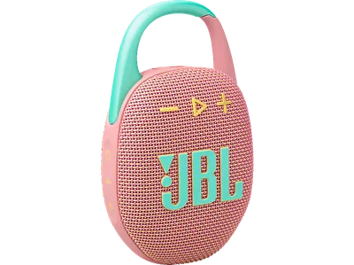 JBL Clip 5 Bluetooth Lautsprecher, Pink, Wasserfest