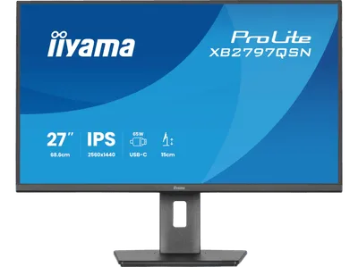 IIYAMA XB2797QSN-B1 27 Zoll QHD Monitor 1 ms Reaktionszeit 75 Hz