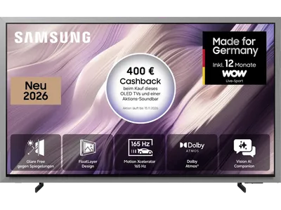 SAMSUNG GQ77S99H OLED 4K Samsung Vision AI Smart TV (77 Zoll / 195 cm, UHD 4K, SMART TV)