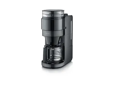 SEVERIN KA 4830 S-Taste AromaOne mit Mahlwerk Kaffeemaschine Zeitschaltuhr (Timer) Dark inox