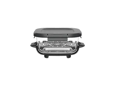 NINJA 426SH101EUUK CRISPI TempWare-Glasbehälter mit Schnappverschluss-Deckel Anthrazit