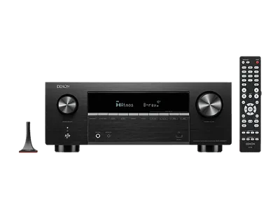 DENON AVC-X 3900 H AV-Receiver (9.4 (9 Endstufen / 4 unabhängige Subwoofer-Ausgänge; Verarbeitung bis 11.4) Kanäle, Schwarz)