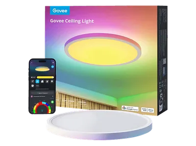 GOVEE Ceiling Light 12 Zoll, Smarte Deckenlampe RGBWW, RGBICWW