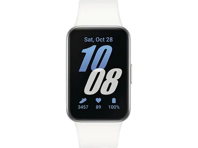 Samsung Galaxy Fit3 Kautschuk Mm in Aluminium Silber