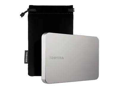 TOSHIBA Canvio Flex Exclusive für USB-C Smartphones, Tablets, Windows PCs und Macs, Festplatte, 1 TB HDD, 2,5 Zoll, extern, Warmes silber