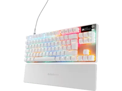 STEELSERIES Apex Pro TKL GEN3, Gaming Tastatur, Mechanisch, Sonstiges, Kabelgebunden, Weiß