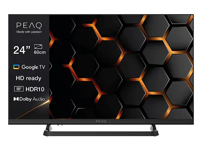 PEAQ PTV 24GH-5025C Google LED TV (Flat, 24 Zoll / 60,0 cm, HD-ready, SMART TV)
