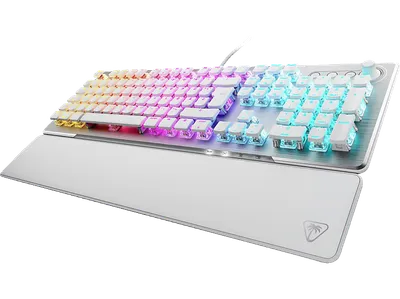 TURTLE BEACH Vulcan II, Gaming-Tastatur, kabelgebunden, Weiß