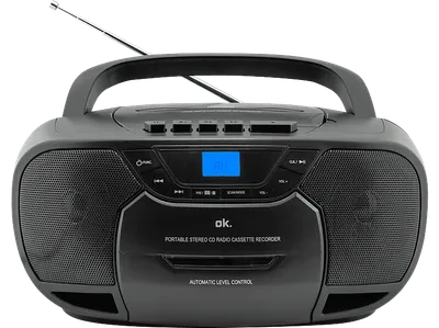 OK. ORC 540-B Tragbares Radio, Schwarz