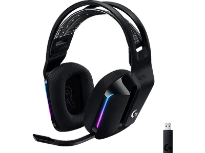 LOGITECH G733 Light Speed LIGHTSYNC RGB kabelloses, Over-ear Gaming Headset Schwarz