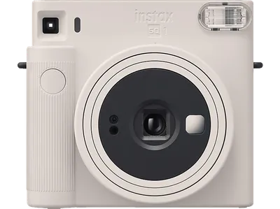 FUJIFILM instax SQUARE SQ1 Sofortbildkamera, Chalk White