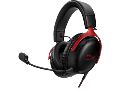 HYPERX Cloud III, Over-ear Gaming Headset Schwarz/Rot