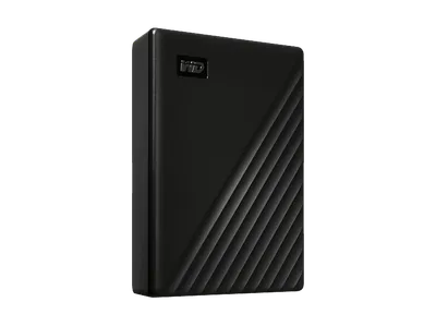 WD _My Passport WDBR9S0060BBK Festplatte, 6 TB HDD, extern, Schwarz