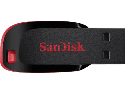 SANDISK Cruzer Blade USB-Stick, 16 GB, 15 MB/s, Rot