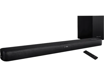 PEAQ PEB 120 2.1, Soundbar, Schwarz matt